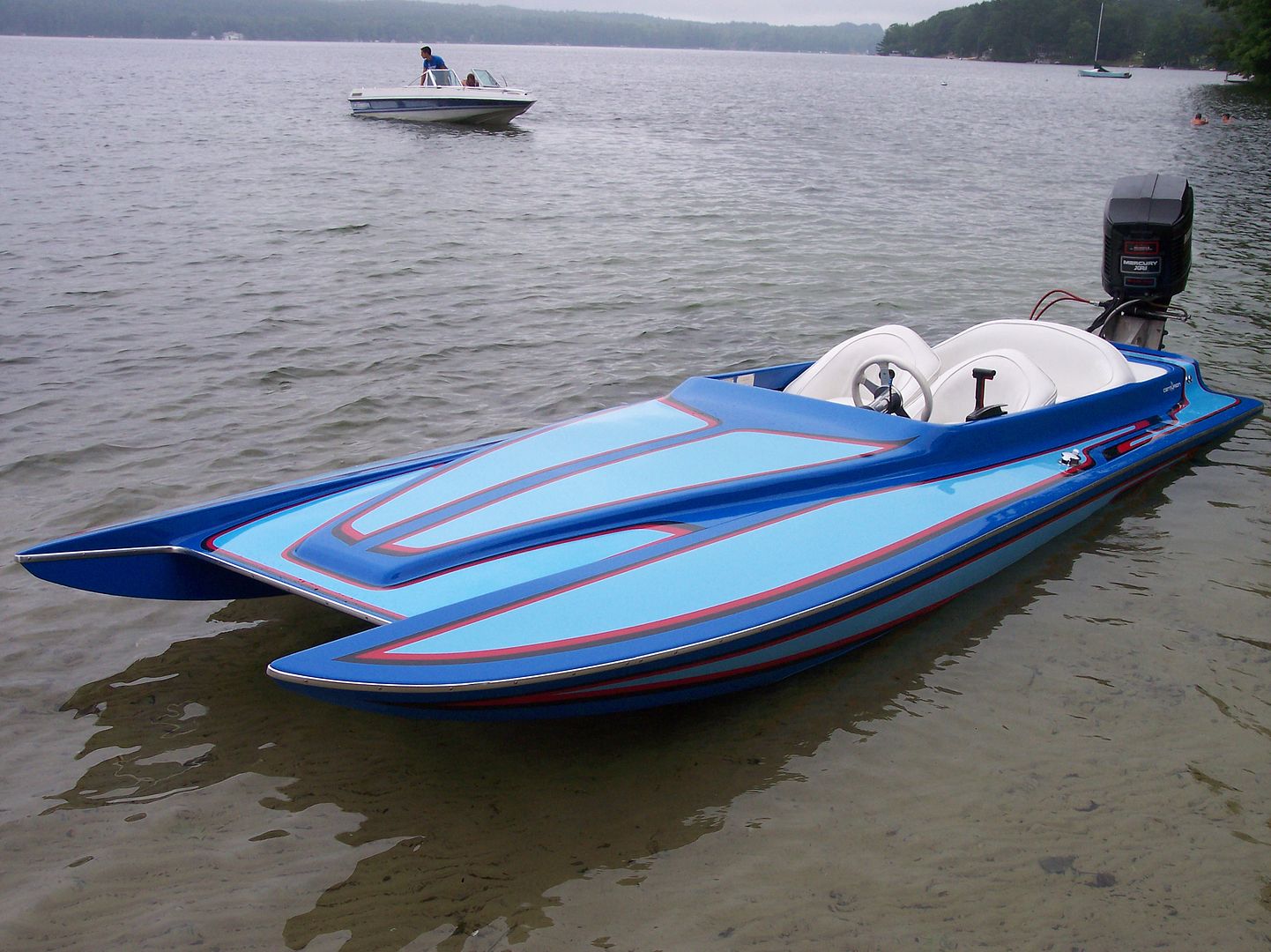 18' Centurion Pickle Fork Tunnel Hull Outboard With Or Without Power